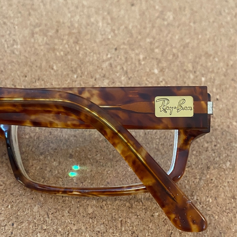 Ray-Ban Tortoiseshell Rectangular Glasses - Picture 4 of 12